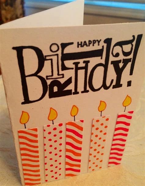 35 Beautiful Handmade Birthday Card Ideas