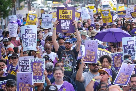 Hist Rica Huelga De Trabajadores De La Salud De Kaiser Permanente En Ee Uu