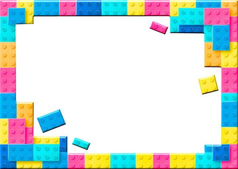 Download Free Photo Of Lego Frame Lego Building Blocks Pastel Frame