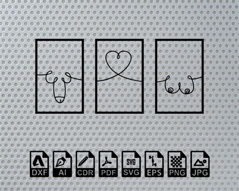 Nude Love Dick Laser Cut Dxf Svg Glowforge Files Wall Sticker Vinly Decal Silhouette Template