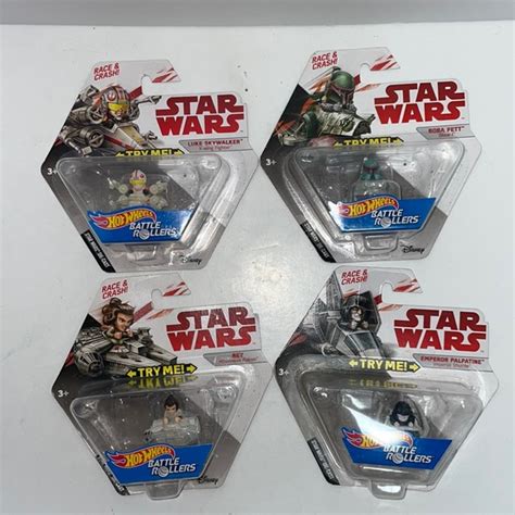 Mattel Toys Hot Wheels Star Wars Battle Rollers Lot Of Poshmark