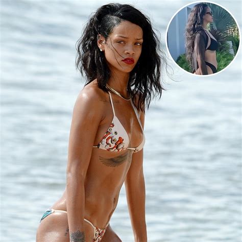 Work It Rihannas Best Bikini Moments Over The Years See Photos