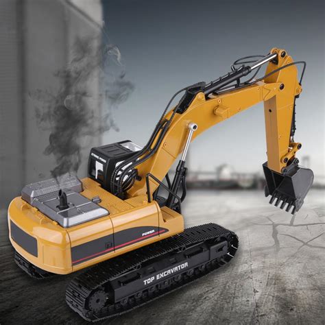 HUINA 1580 1 14 23CH Full Metal Excavator 3 In 1 RC Engineering Car