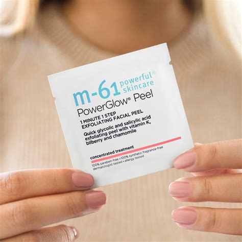 PowerGlow® Peel - 1-Minute, 1-Step Exfoliating Facial Peel – m-61 ...