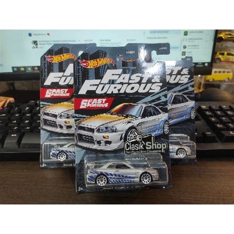 Jual Hot Wheels Nissan Skyline Gt R R Gtr Fast And Furious New Arival Shopee Indonesia