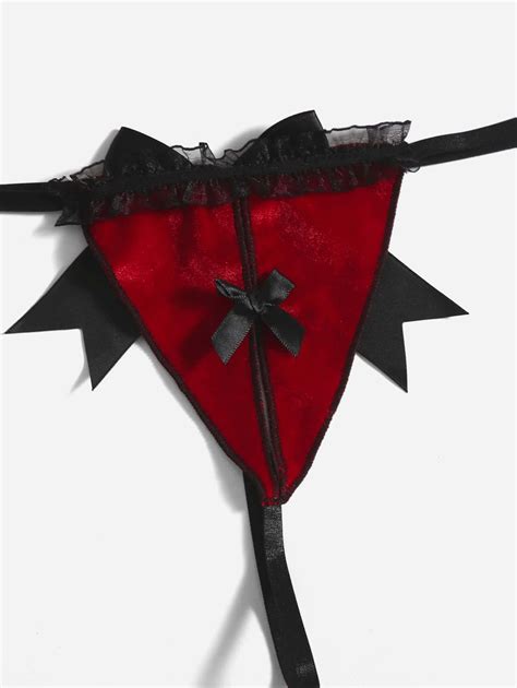 Our Contrast Mesh Crotchless Lingerie Set Is Such A Vibe Romwe