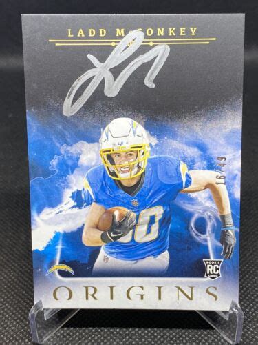 Panini Origins Ladd Mcconkey Rc Auto Silver Ink Oa Lmc