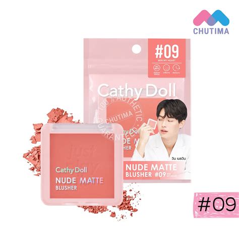 บลชออน เคทดอลล นด แมทท บลชเชอร Cathy Doll Nude Matte Blusher g Shopee Thailand