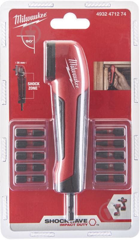 ᐉ Насадка угловая Milwaukee 11 шт. 4932471274 • Купить в Киеве, Украине ...