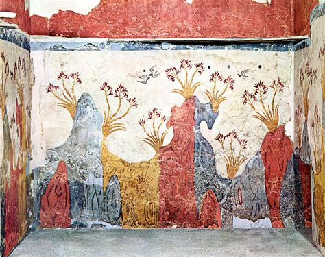 Greek Art & Archaeology: Thera (Santorini): Painting