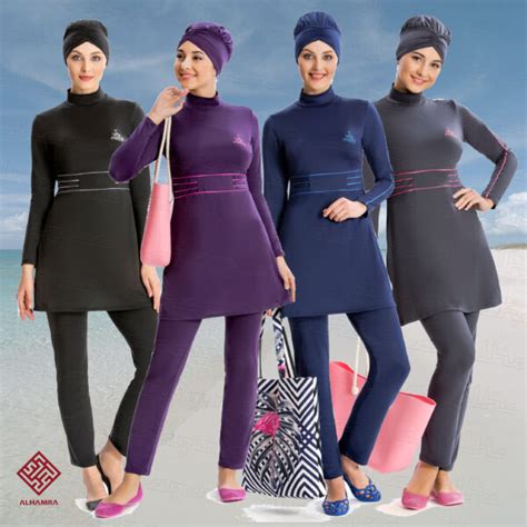 Alhamra Al8207 Modest Burkini Swimwear Swimsuit Sportwear Alhamra