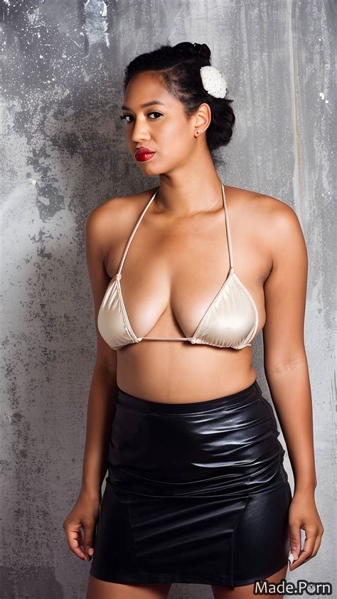 Porn Image Of Babe Top Knot Hair Gigantic Boobs Photo Studio Photo Bikini Close Up Created By AI