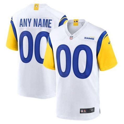 rams custom jersey  sports nation
