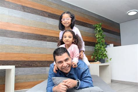 Year Old Brunette Latina Girl Plays With Toy Letters And Numbers To Improve Her Language