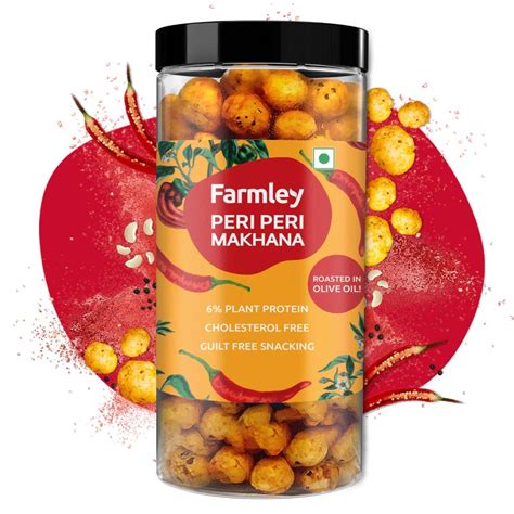 Farmley Peri Peri Roasted Flavoured Makhana Roasted In Olive Oil Price