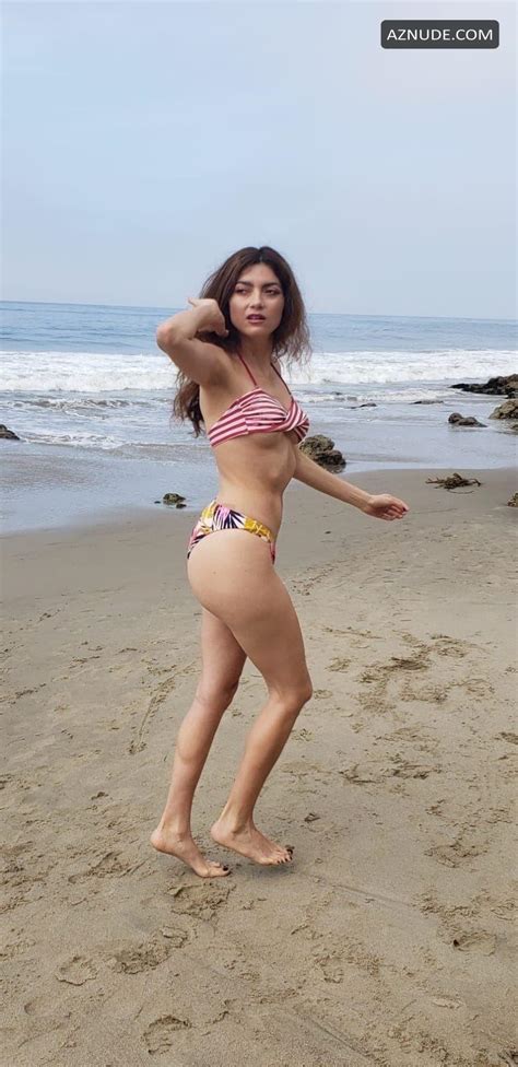 Blanca Blanco Poses In A Two Piece Bikini On The Beach In Malibu Aznude