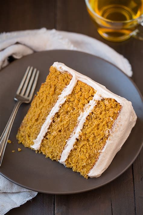 Pumpkin Cake With Cinnamon Cream Cheese Frosting Cooking Classy