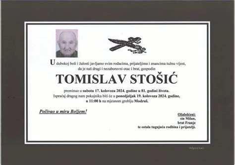 Obavijest O Smrti Og Portal