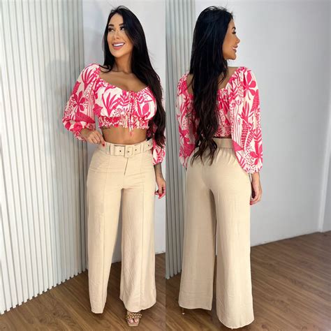 CALÇA PANTALONA DUNA NUDE Imperio da Moda