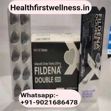 Fildena Double 200 Mg Sildenafil Citrate At Rs 280 Strip Sildenafil Citrate Tablets In Nagpur