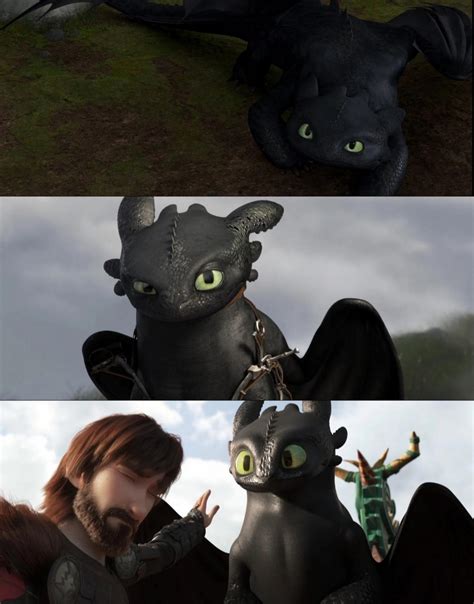 Evolution Of The Design Of Toothless Throughout The 3 Movies What Are