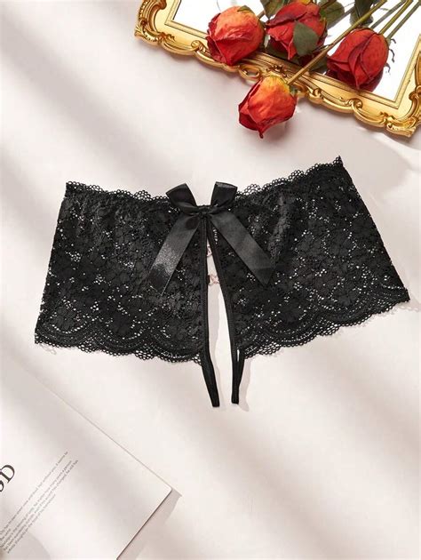 Calcinha Sexy de Mulher Abertura na Virilha Lingerie Removível SHEIN Brasil