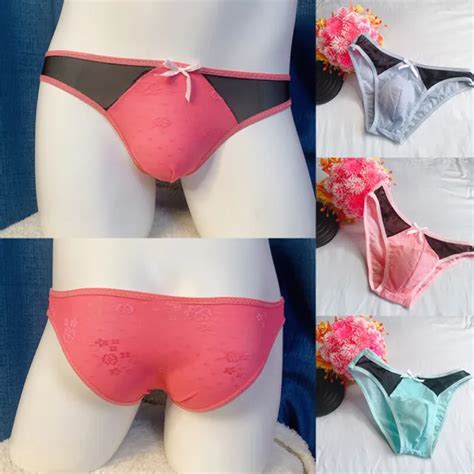 UOMO BIKINI BUGLE Marsupio Mutandine Intimo Vita Bassa Trasparente