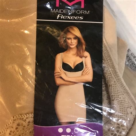 Maidenform Intimates Sleepwear Maidenform Flexees Firm Control Wyob Slip Nude L Poshmark