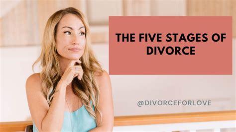 The Five Stages Of Divorce Youtube