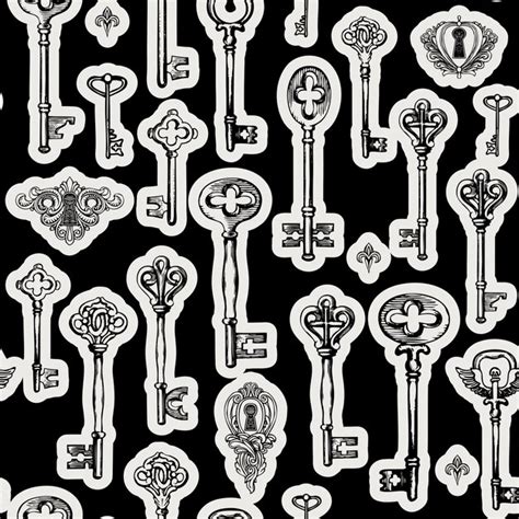 detailed key  background vectors illustrations