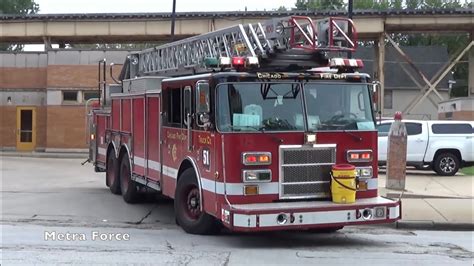 Chicago Fire Dept Truck Spare Responding Youtube