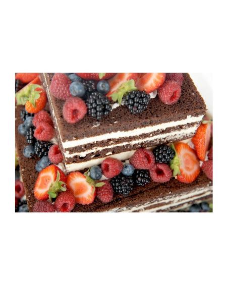 Tort Weselny Naked Cake Czekoladowy