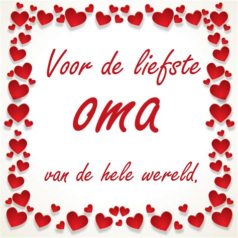 Tegeltje Voor De Liefste Oma Van De Hele Wereld