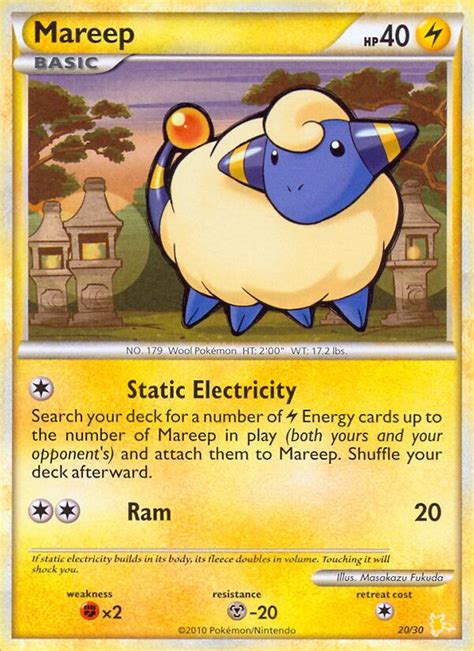 Mareep HGSS Trainer Kit Raichu 20 30 TCG Collector