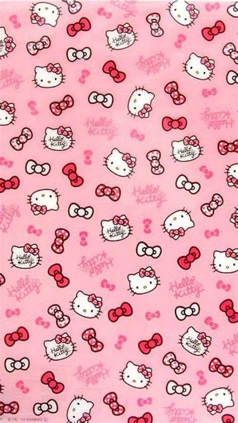 Hello Kitty Pink Background