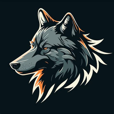 Premium Vector Wolf Head Mascot Logo Design Vector With Isolated