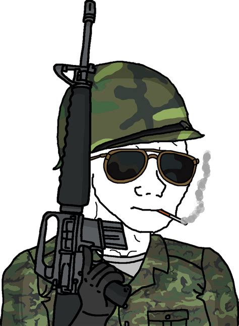 Poor Man Wojak Doesnt Know The Dangers Waiting For Him In Nam R
