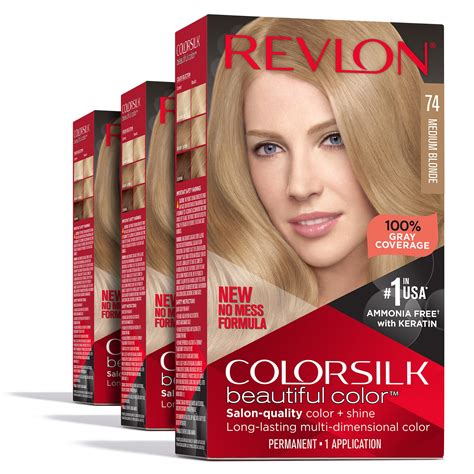 Buy Revlonpermanent Hair Color Permanent Blonde Hair Dye Colorsilk