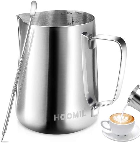 milk frothing jug stainless steel pitcher coffee frother jugs