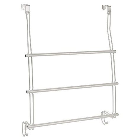 Price Tracking For Interdesign Classico Over The Door Towel Rack With Hooks For Bathroom