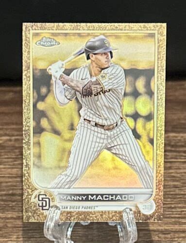 2022 Topps Gilded Collection Manny Machado Gold Etch 99 San Diego