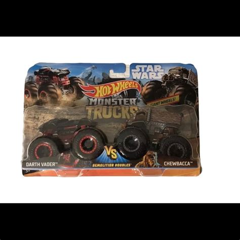 Toys Darth Vader Vs Chewbacca Star Wars Hot Wheels Monster Trucks Giant Wheels New Poshmark