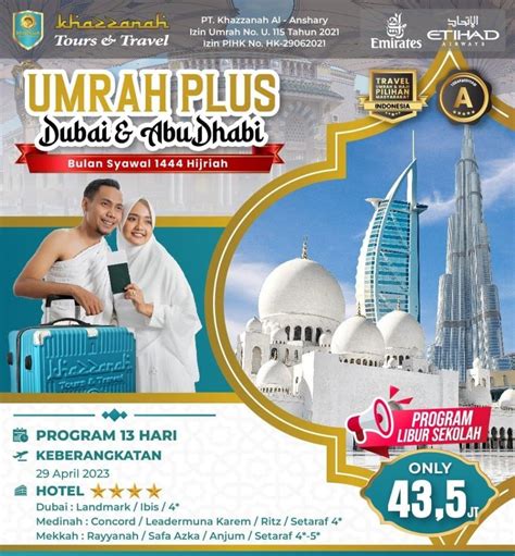 Paket Umroh April 2023 Khazzanah Tour Travel Umrah Haji