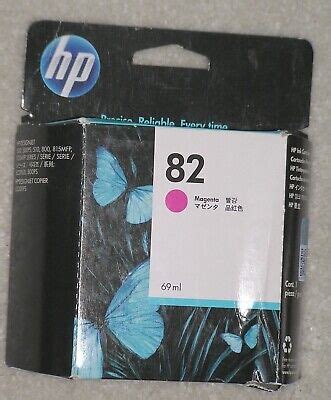 Genuine Oem Hp Magenta Ml Ink Print Cartridge C A Sealed