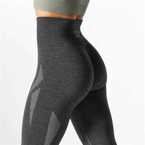 Falcon High Waist Leggings Dark Gray Melange Clothing Prozis