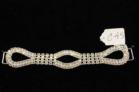 C In Ab Rhinestone Bikini Connector Vandella Costumes