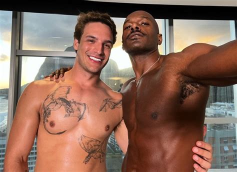 Samuel Hodecker Handsome Brazilian Hunk Takes Gay Porn Star Rhyheim Shabazzs Huge Cock Raw