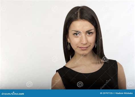 Jonge Brunette Stock Afbeelding Image Of Achtergrond 29797735