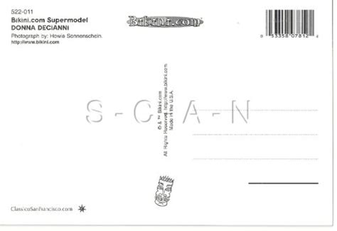 Original Risque Pinup PC Zebra Stripped Bikini On The Beach Donna Decianni EBay