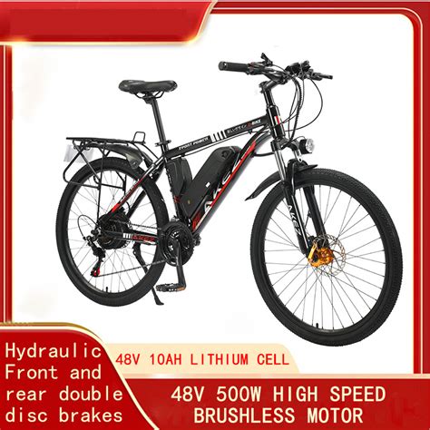 Aluminium Alloy Lithium Battery Bicycle Electric Motor V Conversion